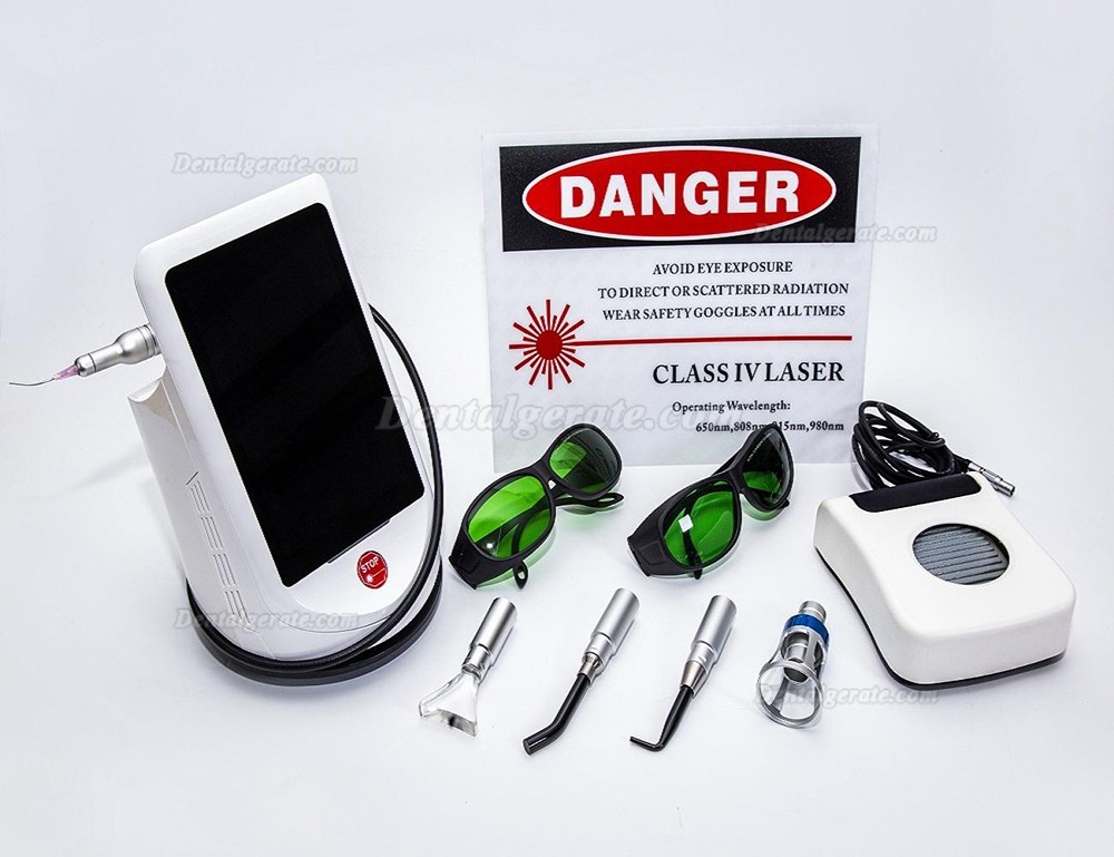 Dimed Berylas Blue Dental GaAlAs Diodenlaser 450nm/650nm/980nm 0.5W/4W/10W